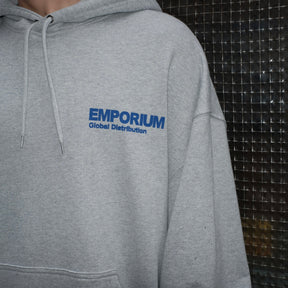 <span style="color: #f50b0b;">Last One</span> EMPORIUM / GLOBAL DISTRIBUTION HOOD GREY MARL