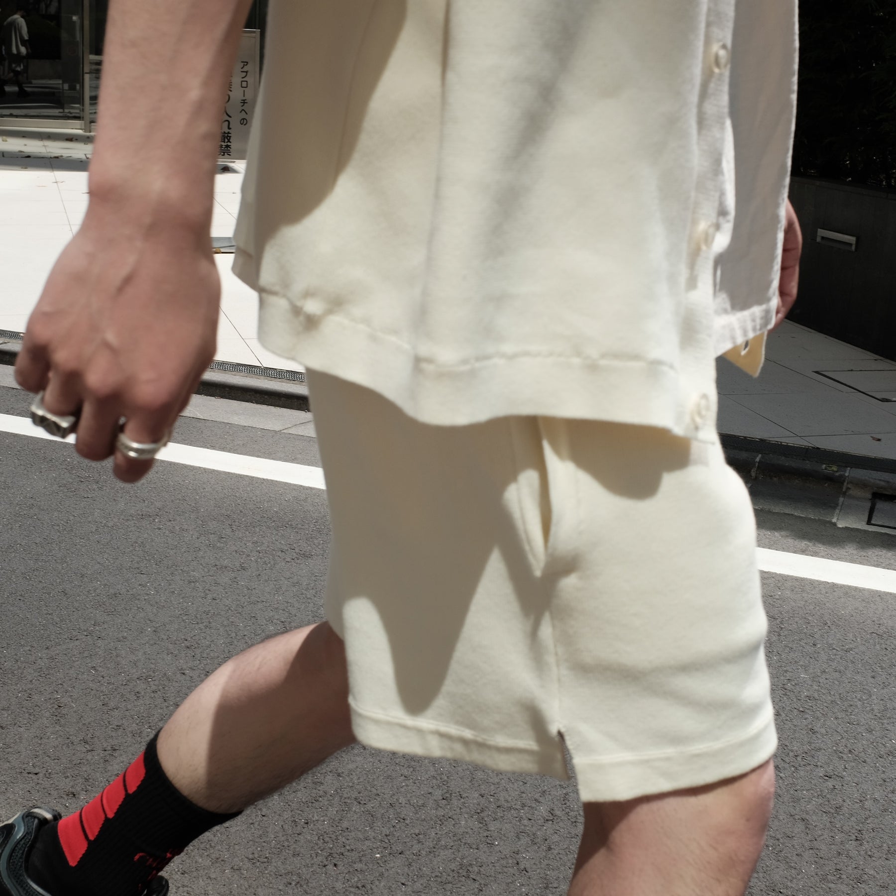 Grand Collection / KNIT SHORT CREAM