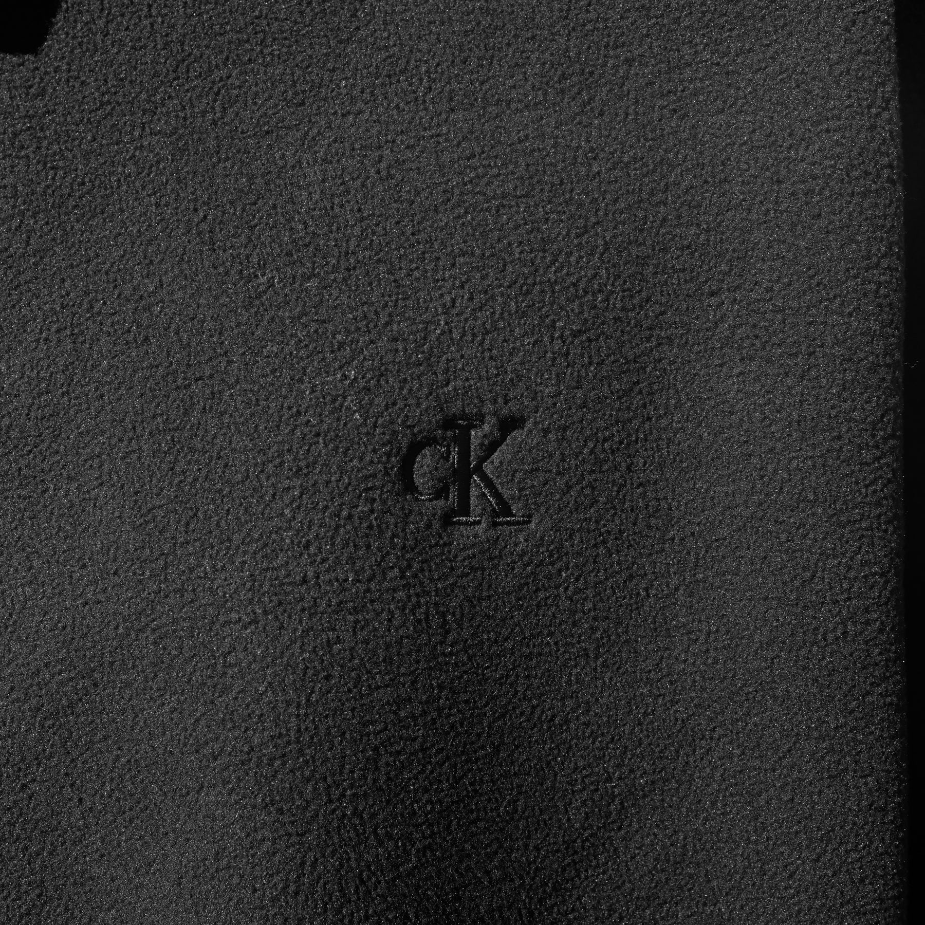 Calvin Klein / LS POLAR FLEECE JACKET BLACK
