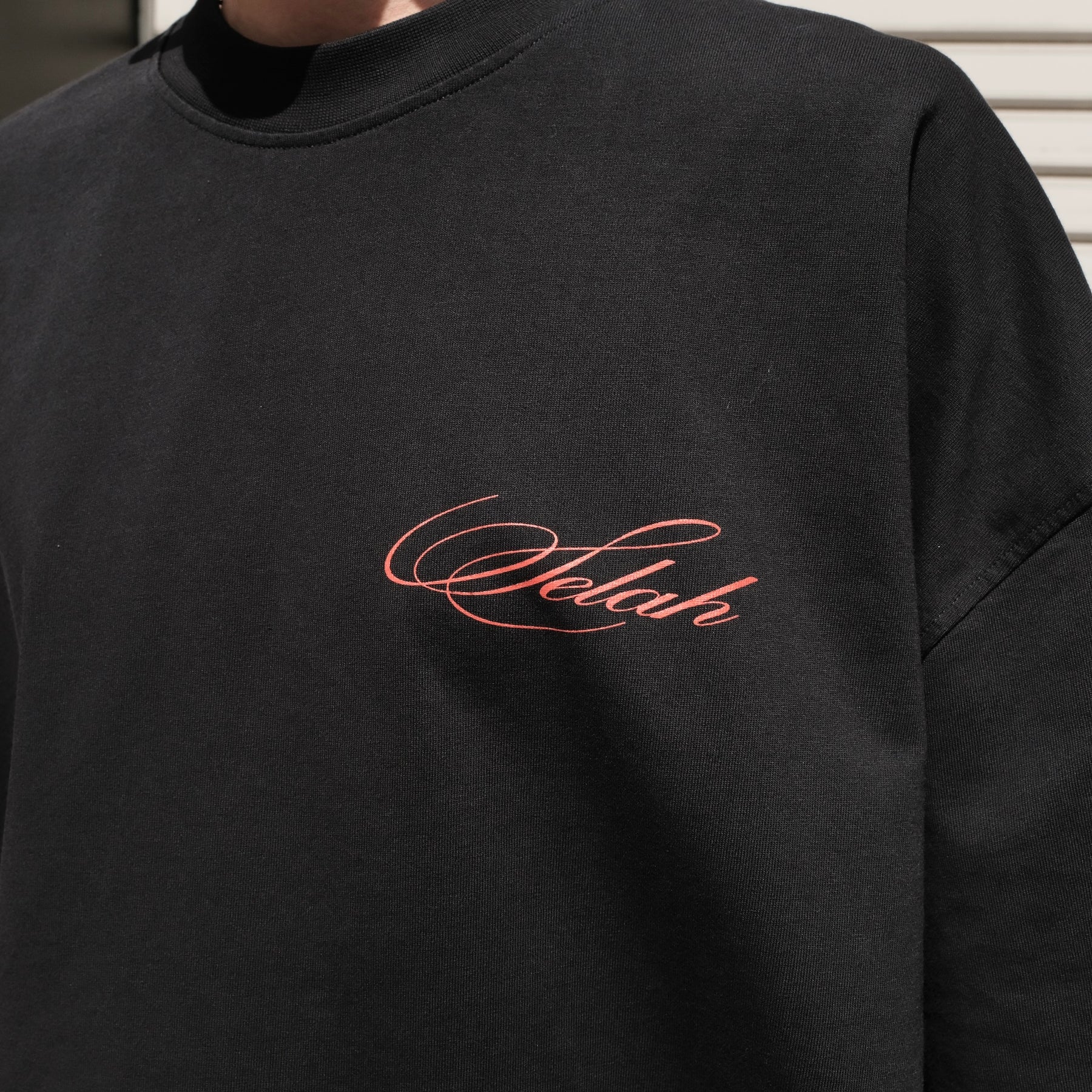1313 SELAH / BLOOD ROSE ROSARIO TEE BLACK