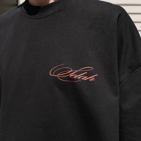 1313 SELAH / BLOOD ROSE ROSARIO TEE BLACK