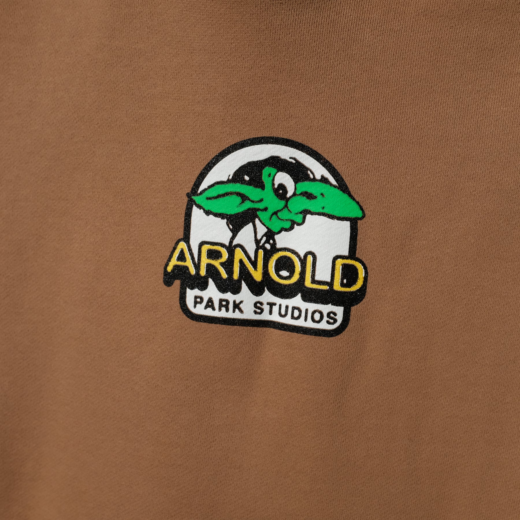 ARNOLD PARK STUDIOS / FAERIE LOGO HOODIE CAMEL