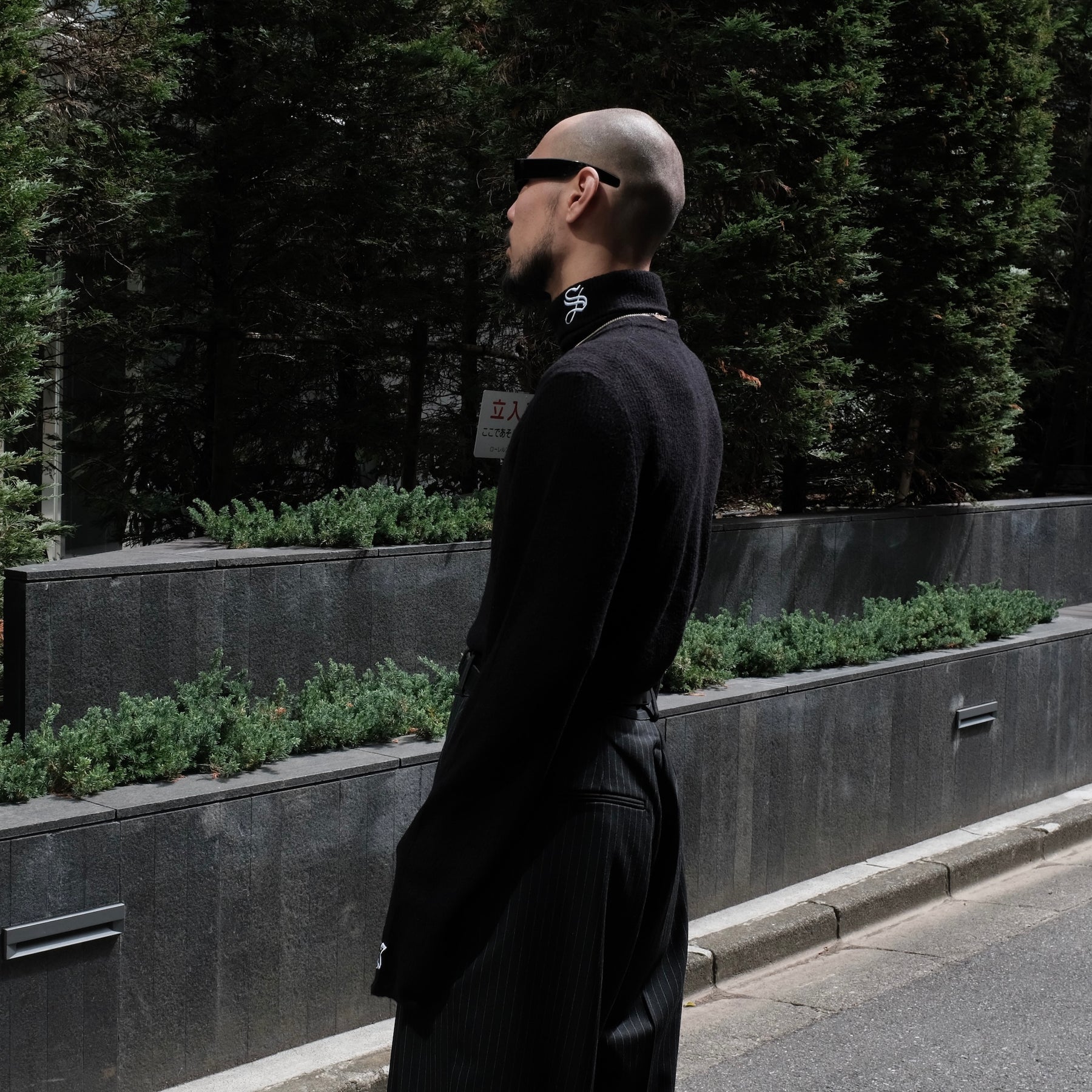 1313 SELAH / 1313 TURTLENECK RIB BLACK