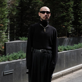 1313 SELAH / 1313 TURTLENECK RIB BLACK