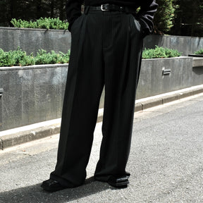 <span style="color: #f50b0b;">Last One</span> 1313 SELAH / PAPI SUIT PANT PINSTRIPE BLACK