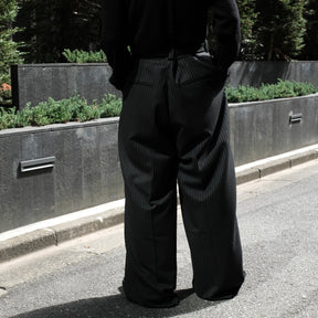 <span style="color: #f50b0b;">Last One</span> 1313 SELAH / PAPI SUIT PANT PINSTRIPE BLACK