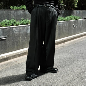 <span style="color: #f50b0b;">Last One</span> 1313 SELAH / PAPI SUIT PANT PINSTRIPE BLACK