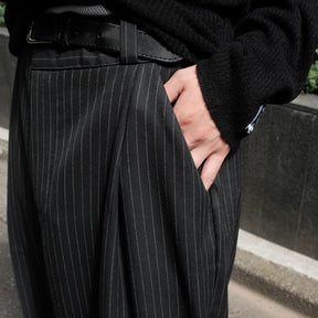 <span style="color: #f50b0b;">Last One</span> 1313 SELAH / PAPI SUIT PANT PINSTRIPE BLACK