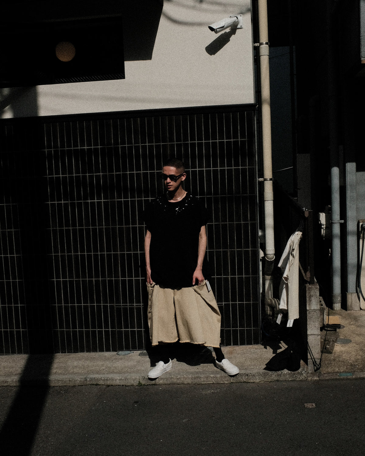 【EXCLUSIVE】TEPPEI FURUYAMA / NO SLEEVE T-SHIRT BLACK