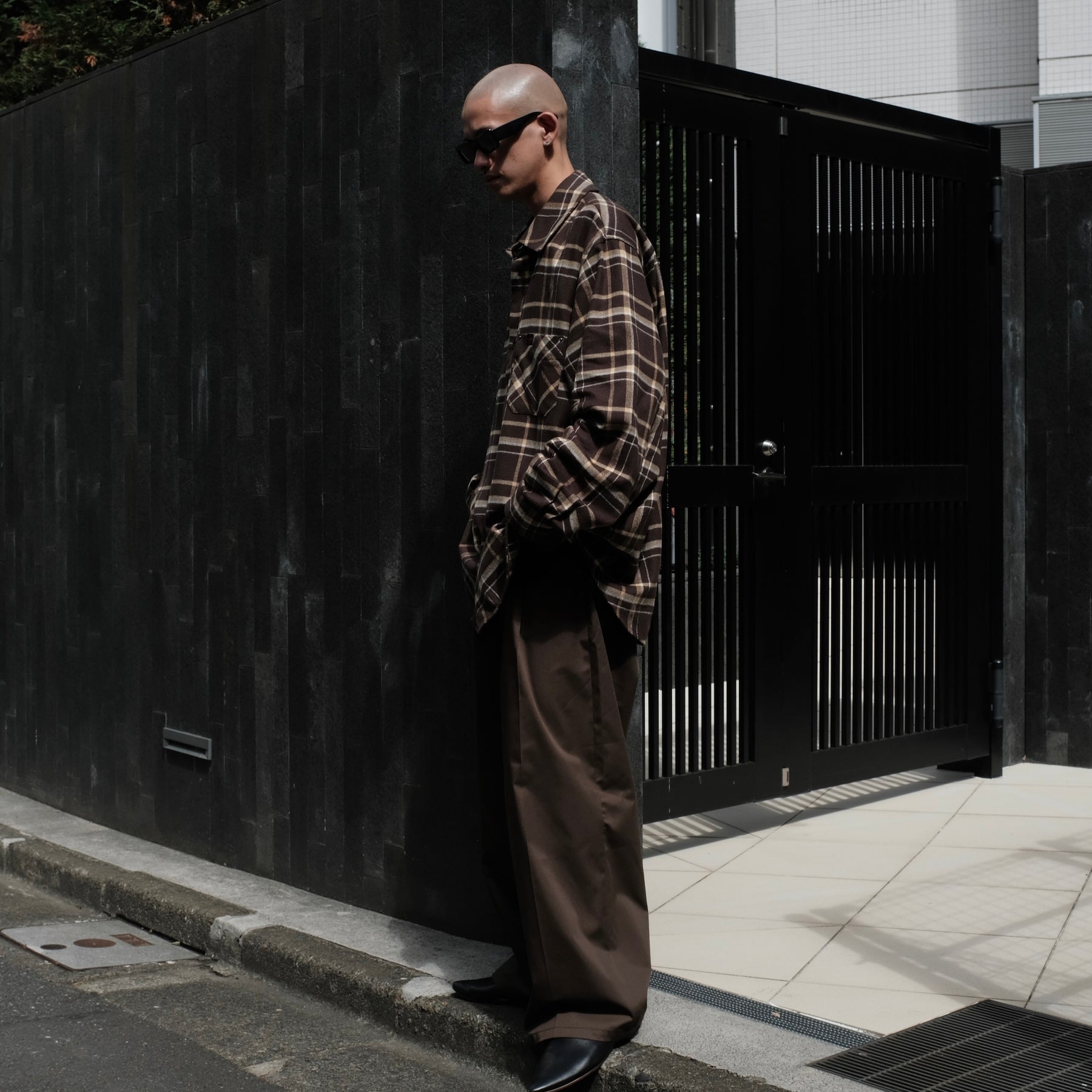 1313 SELAH / TEO FLANNEL SHIRT OLIVE & YELLOW CHECK