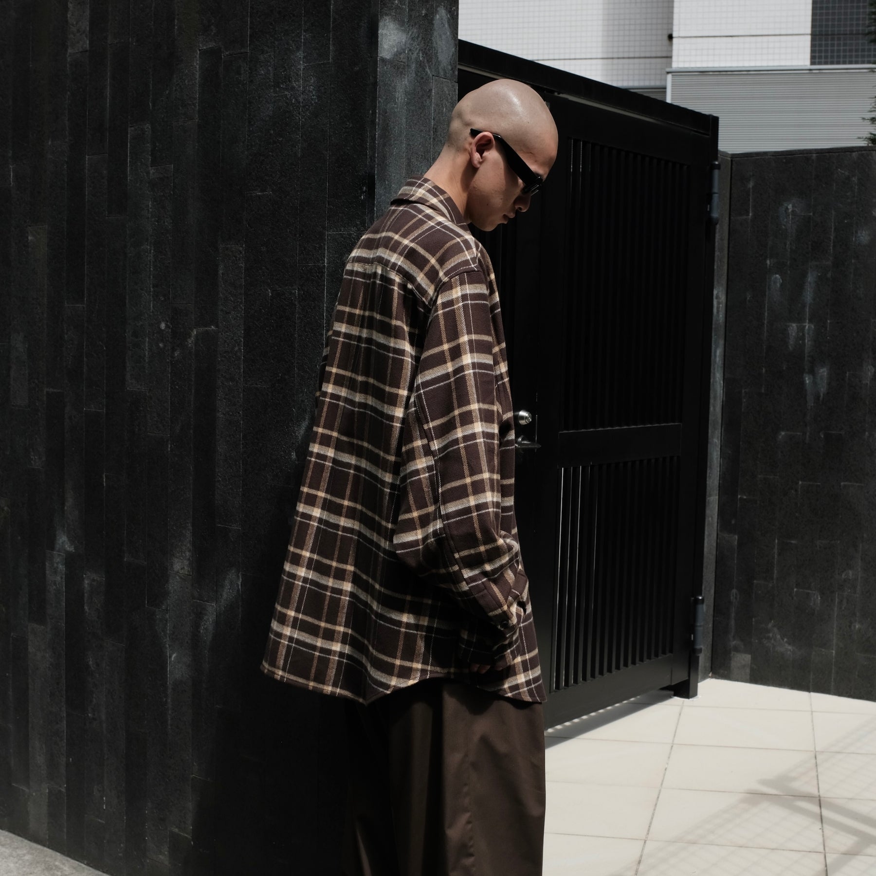 1313 SELAH / TEO FLANNEL SHIRT OLIVE & YELLOW CHECK