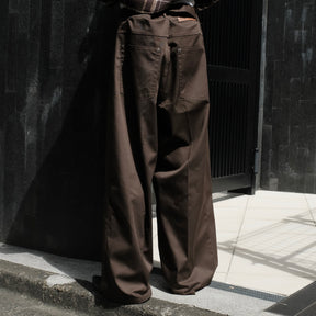 1313 SELAH / MAXIMO WORKER PANT DARK BROWN