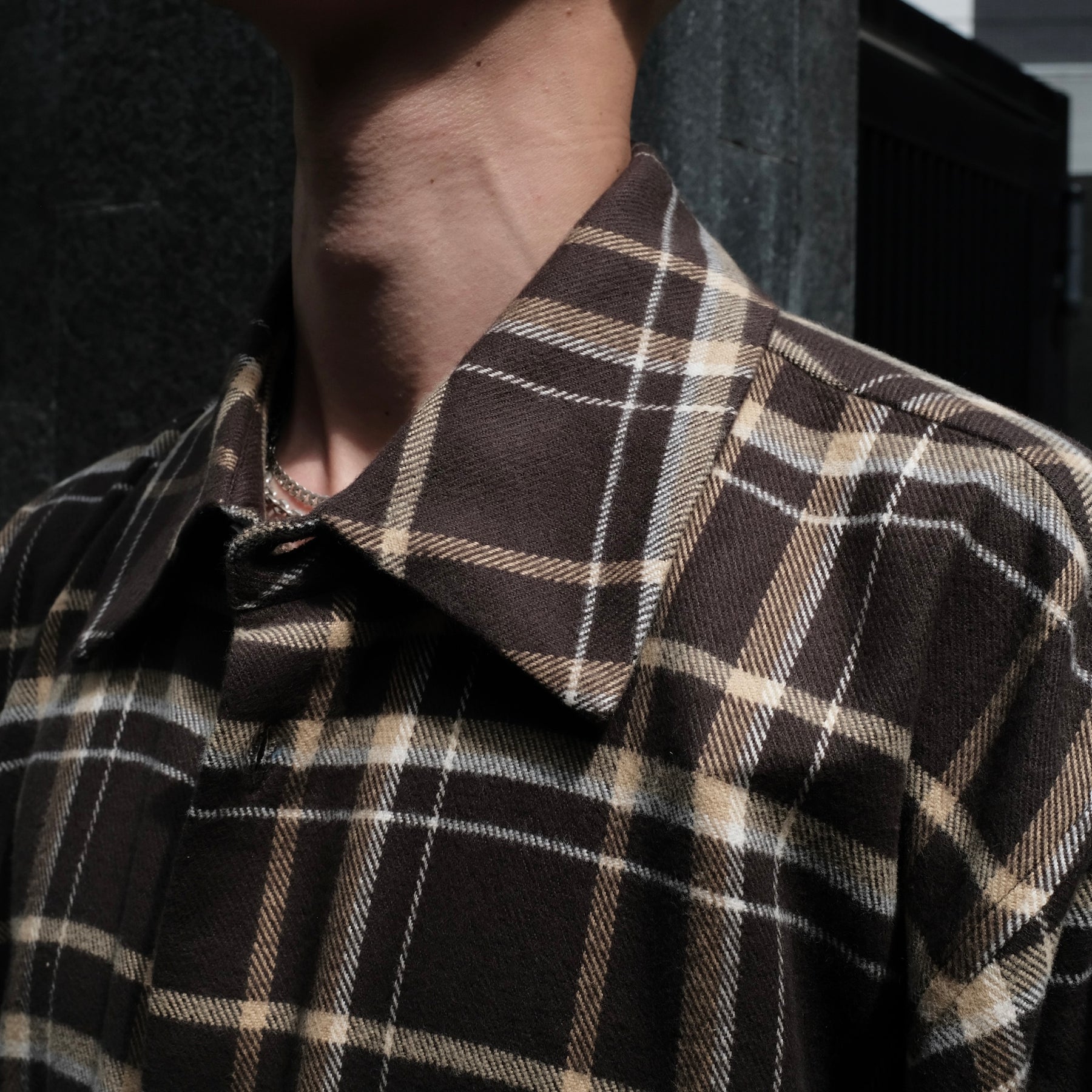 1313 SELAH / TEO FLANNEL SHIRT OLIVE & YELLOW CHECK