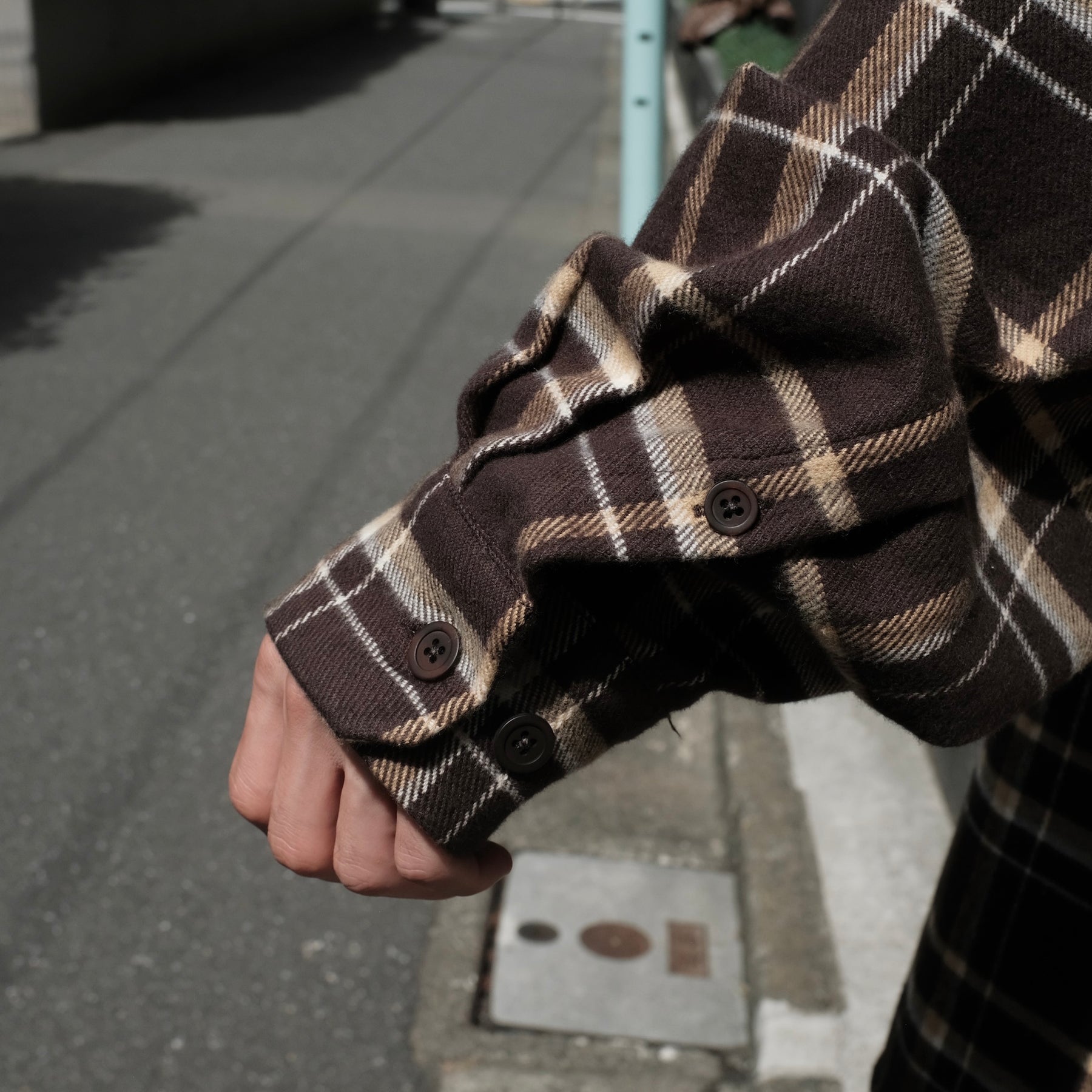 1313 SELAH / TEO FLANNEL SHIRT OLIVE & YELLOW CHECK