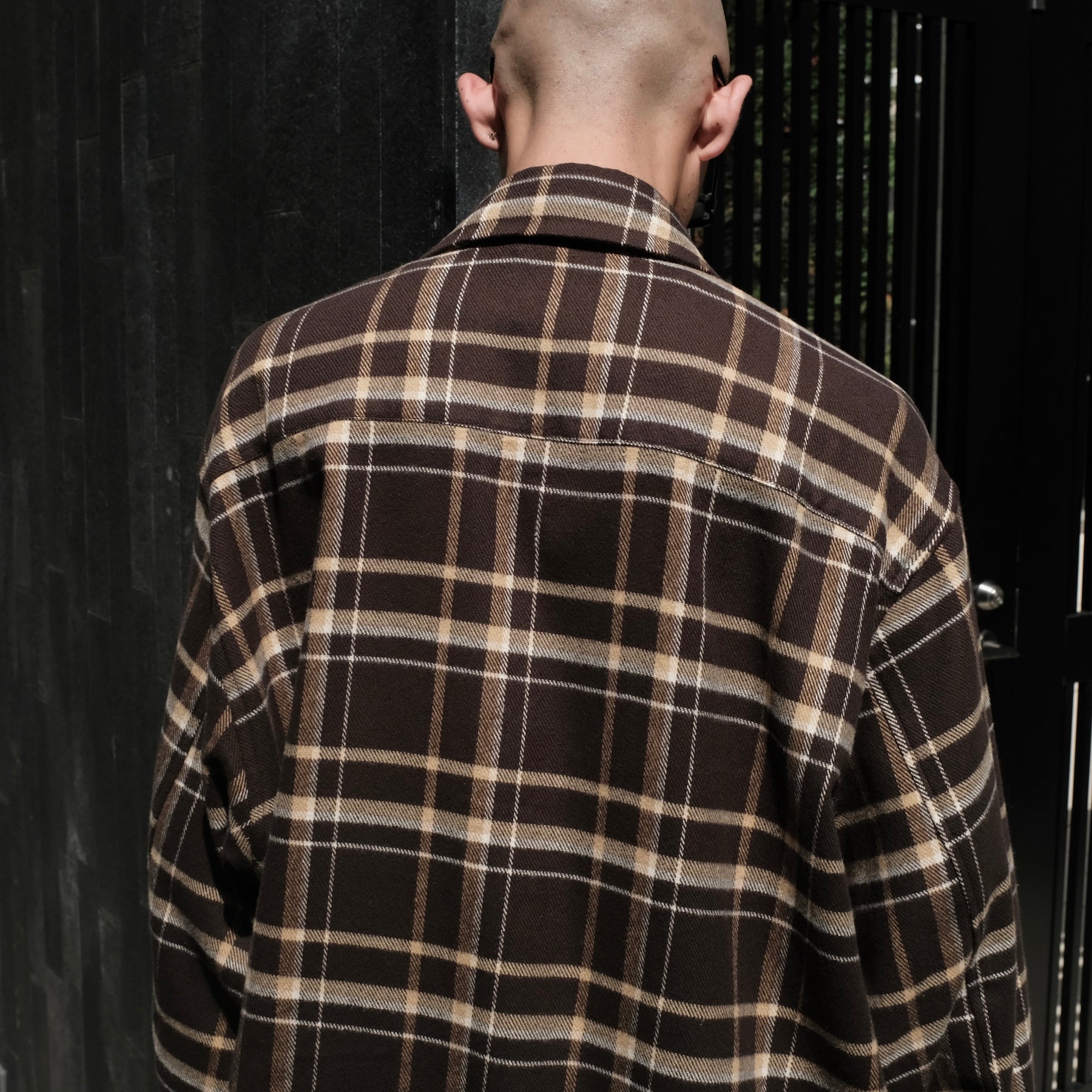 1313 SELAH / TEO FLANNEL SHIRT OLIVE & YELLOW CHECK