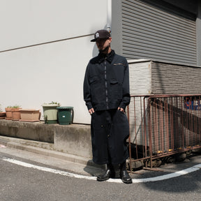 INTODUSK / VARIETY SUNSET JACKET WASHED MIDNIGHT NAVY ORGANIC