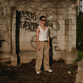 WILLY CHAVARRIA × FB County / SILVERLAKE STRAIGHT TROUSER KHAKI