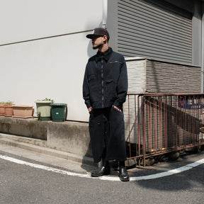INTODUSK / VARIETY SUNSET JACKET WASHED MIDNIGHT NAVY ORGANIC