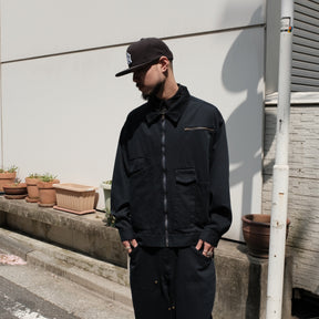 INTODUSK / VARIETY SUNSET JACKET WASHED MIDNIGHT NAVY ORGANIC