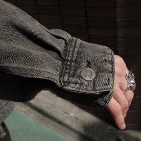 1313 SELAH / SANTIAGO DENIM JACKET WASHED GREY