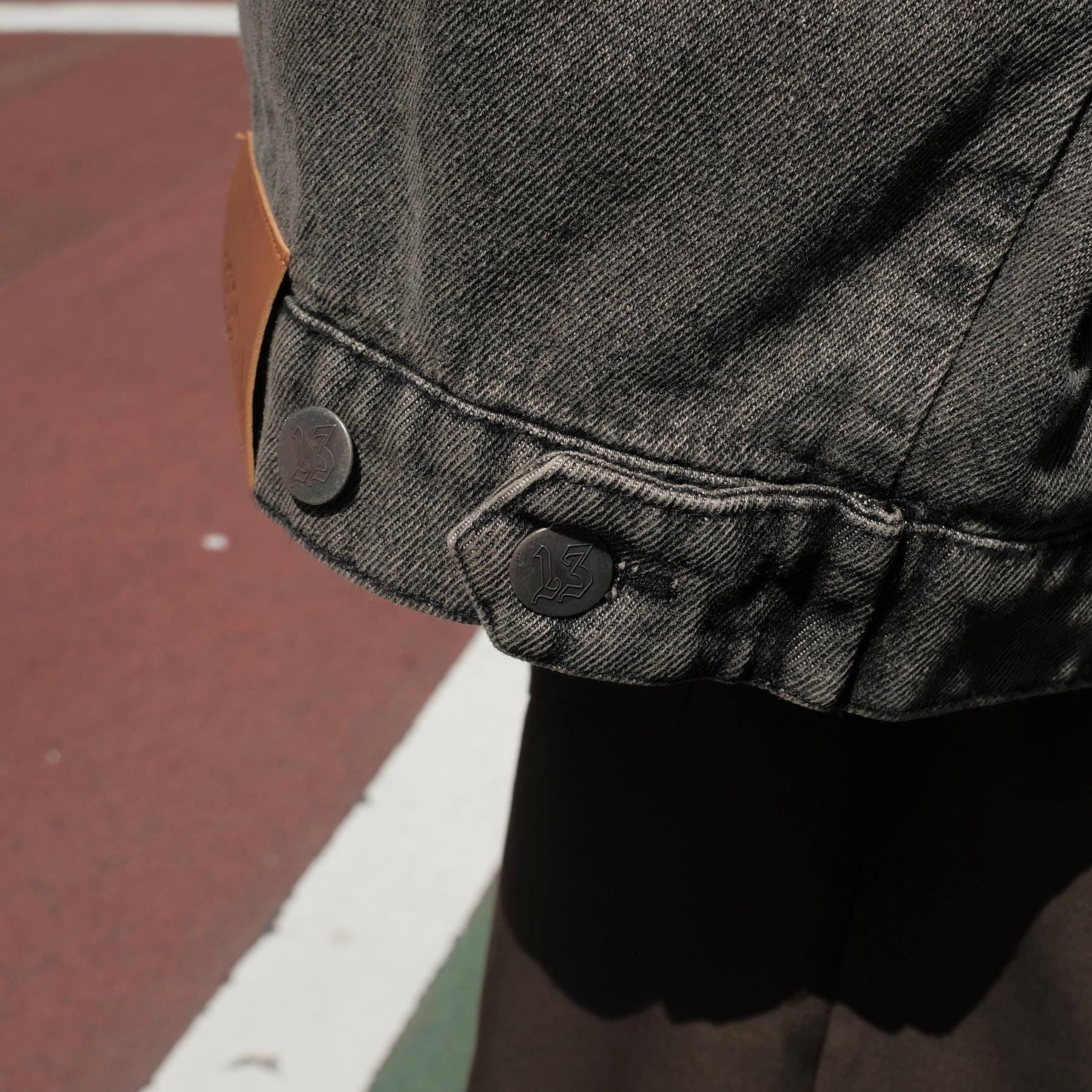 1313 SELAH / SANTIAGO DENIM JACKET WASHED GREY