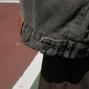 1313 SELAH / SANTIAGO DENIM JACKET WASHED GREY