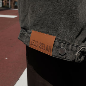 1313 SELAH / SANTIAGO DENIM JACKET WASHED GREY