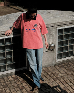 Martine Rose / OVERSIZED SS POLO PINK WASHED