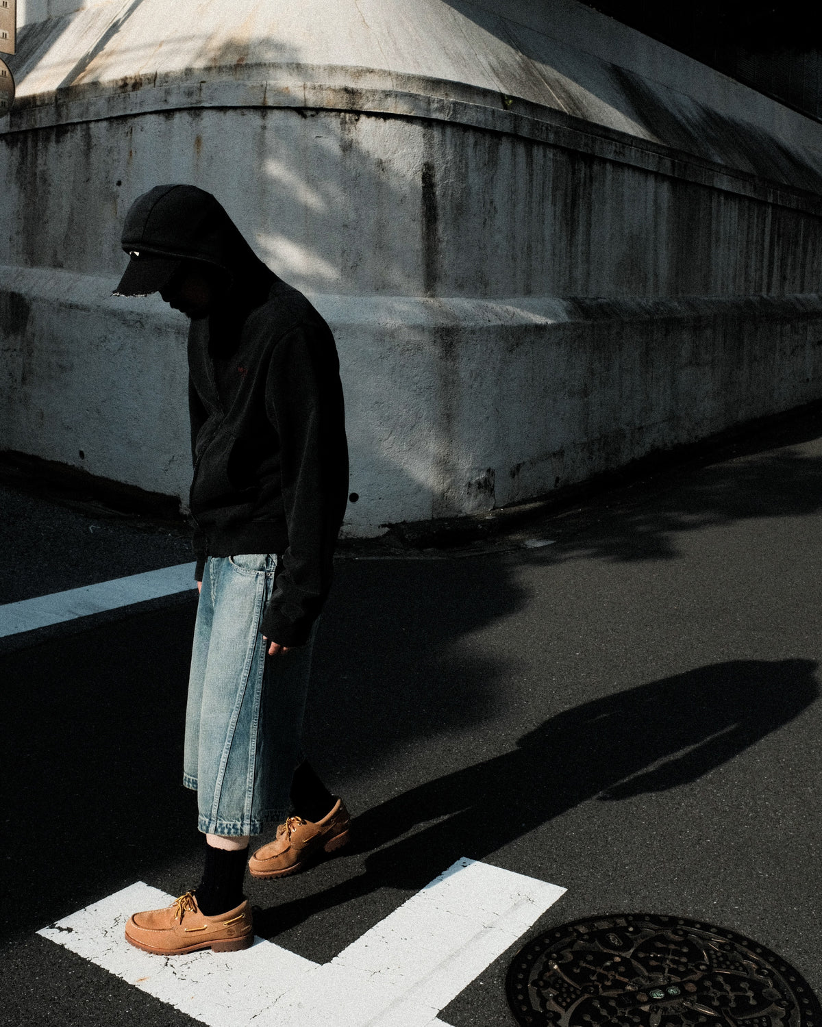 ROTOL / Triple Seams 6P Denim Shorts Damage INDIGO