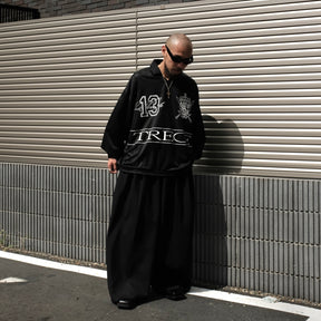 1313 SELAH / TRECE POLO LONGSLEEVE BLACK