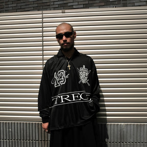 1313 SELAH / TRECE POLO LONGSLEEVE BLACK