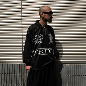 1313 SELAH / TRECE POLO LONGSLEEVE BLACK