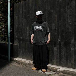 【CCTB Exclusive】INTODUSK / SCARY LOGO SS T WASHED BLACK