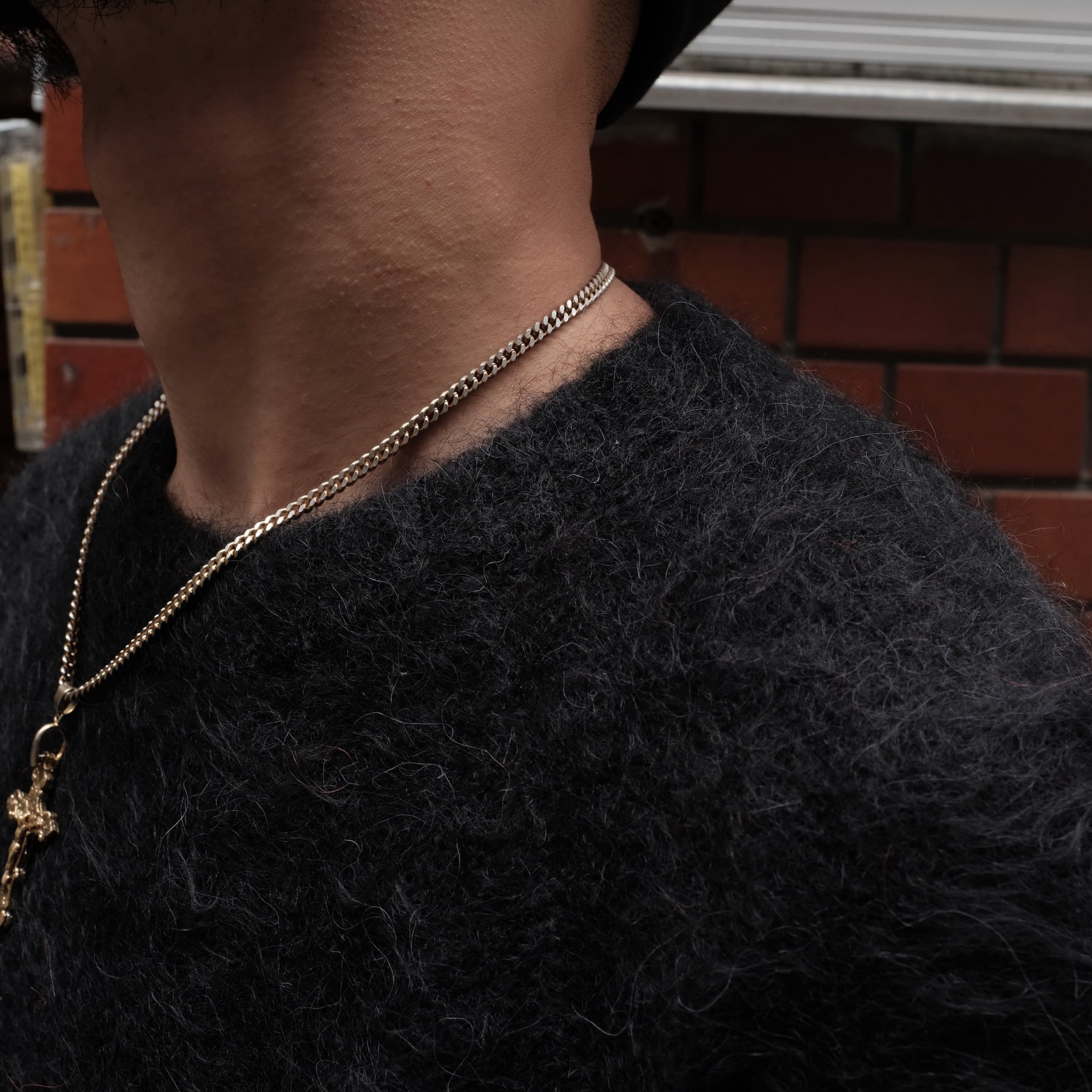 1313 SELAH / ROSE ALPACA CREWNECK BLACK