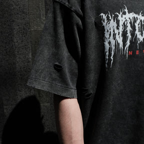 【CCTB Exclusive】INTODUSK / SCARY LOGO SS T WASHED BLACK