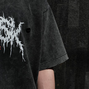 【CCTB Exclusive】INTODUSK / SCARY LOGO SS T WASHED BLACK