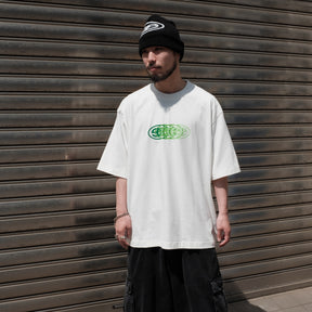 EMPORIUM / GRADIENT LOGO T-SHIRT OFF WHITE