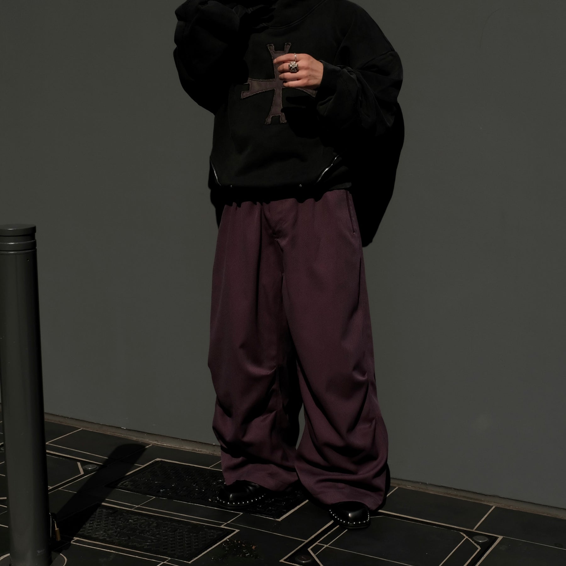 <span style="color: #f50b0b;">Last One</span> TENDER PERSON / CARGO PANTS PURPLE