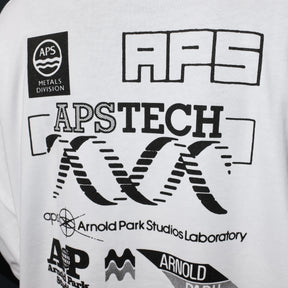 <span style="color: #f50b0b;">Last One</span> ARNOLD PARK STUDIOS / SCIENCE MULTI LOGO SS T WHITE