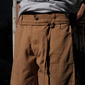 <span style="color: #f50b0b;">Last One</span> TENDER PERSON / DOUBLE KNEES BAGGY PANTS MUSETRED