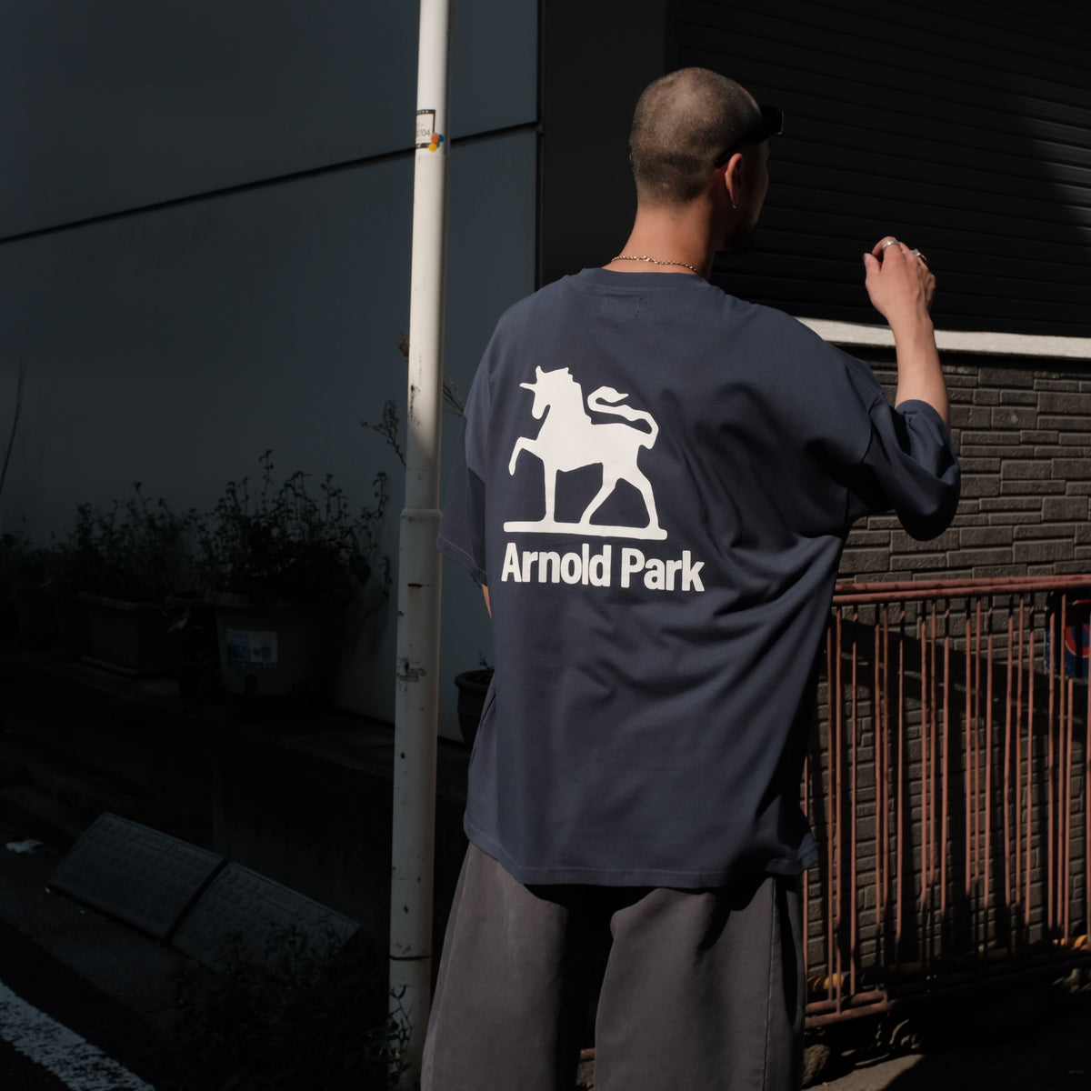 ARNOLD PARK STUDIOS / FOUNDATION LOGO SS T NAVY