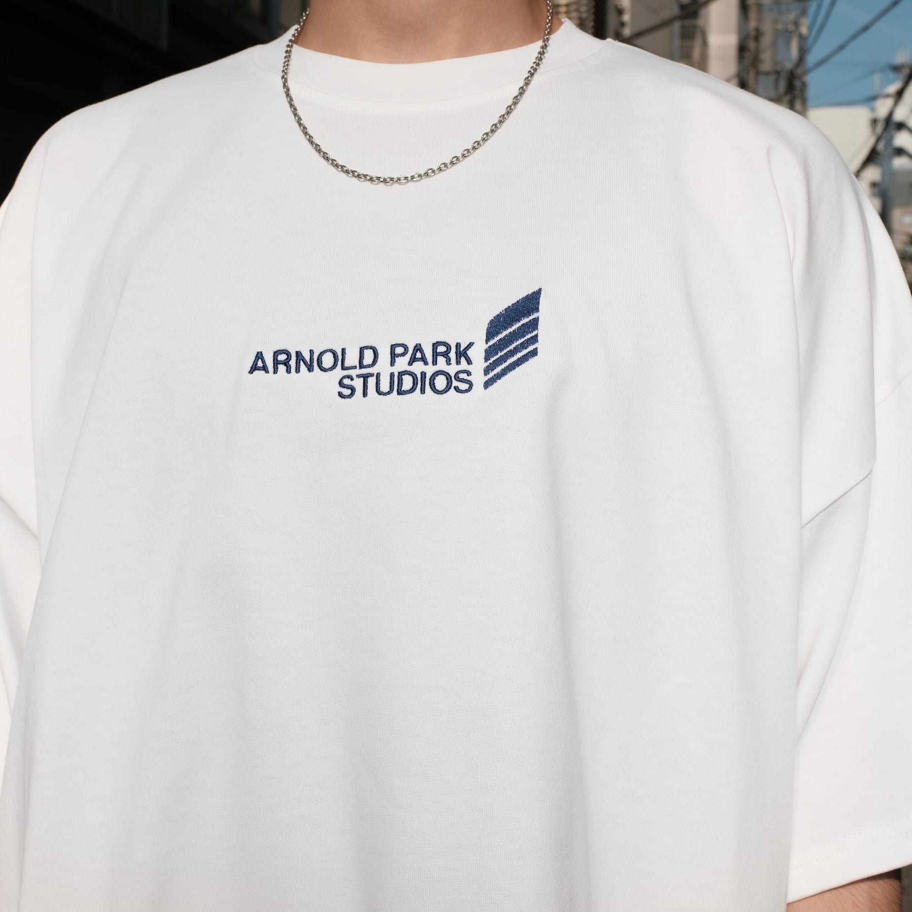 <span style="color: #f50b0b;">Last One</span> ARNOLD PARK STUDIOS / FOUNDATION LOGO SS T WHITE