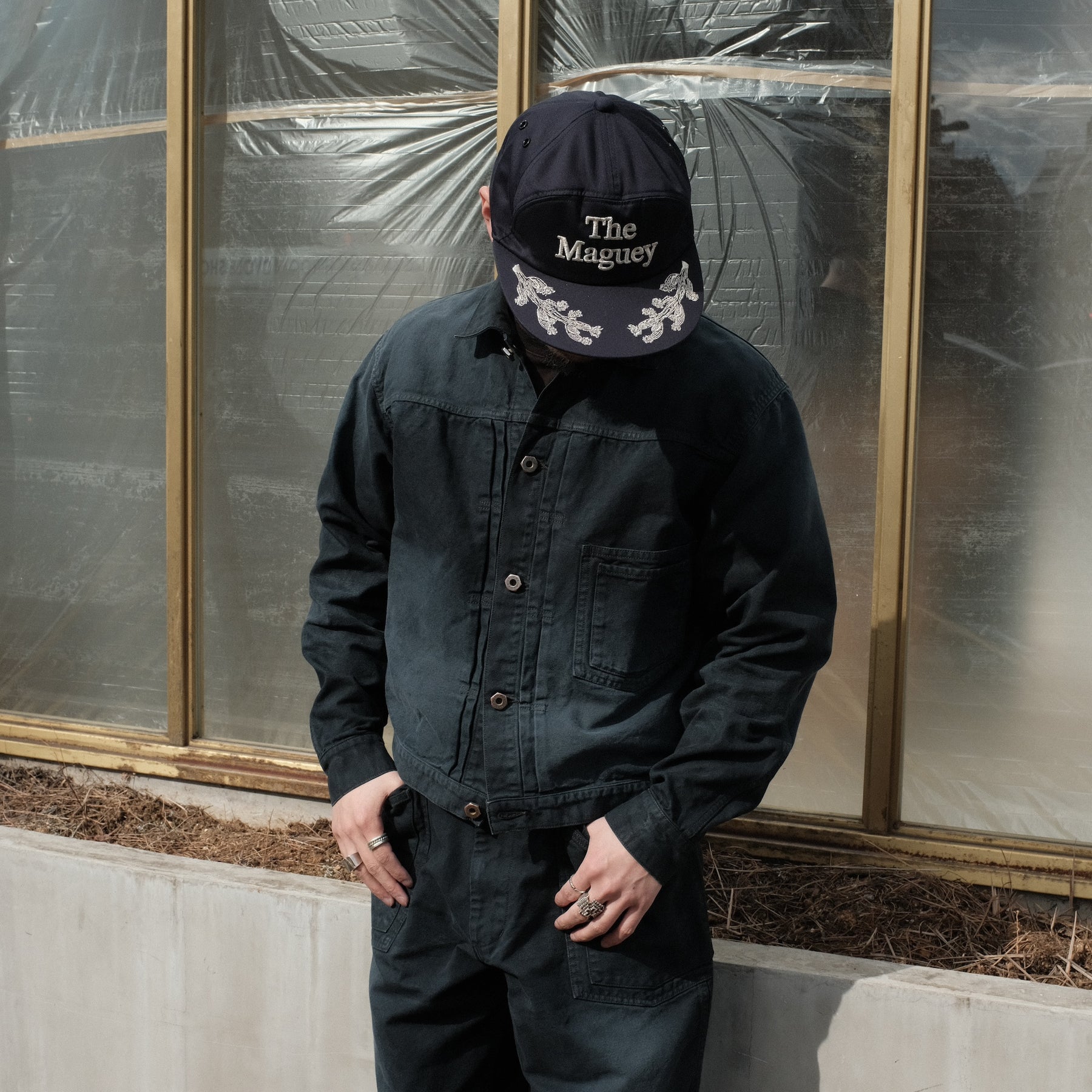 ROTOL / DOUBLE SEAM DUCK JACKET BLACK