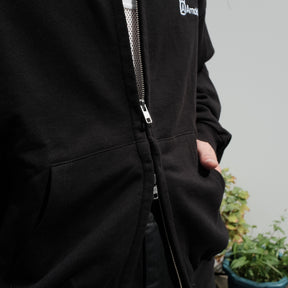 <span style="color: #f50b0b;">Last One</span> ARNOLD PARK STUDIOS / CHAINSAW LOGO ZIP HOODIE BLACK