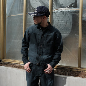 ROTOL / DOUBLE SEAM DUCK JACKET BLACK