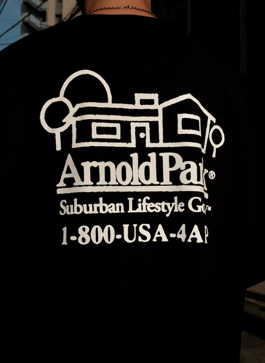 <span style="color: #f50b0b;">Last One</span> ARNOLD PARK STUDIOS / REAL ESTATE LOGO SS T BLACK