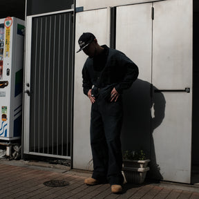 ROTOL / DOUBLE SEAM DUCK PANTS BLACK