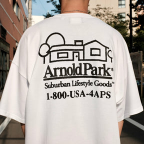 ARNOLD PARK STUDIOS / REAL ESTATE LOGO SS T WHITE