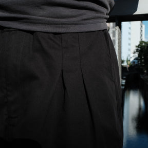 INTODUSK / GATHER DRAWSTRING PANT BLACK