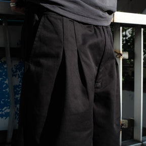 INTODUSK / GATHER DRAWSTRING PANT BLACK